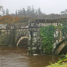 Historical roman bridge Ponte de Brandomil